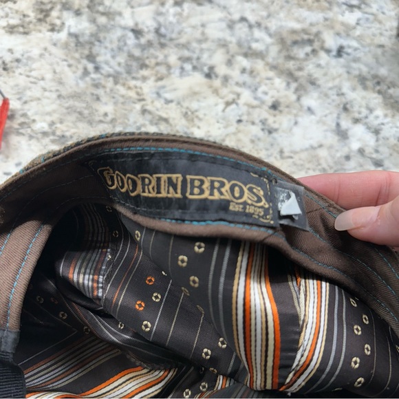 Men’s XLarge Fitted Goorin Brothers Plaid Acrylic Wool Blend Flat Cap Driver Hat - Picture 7 of 10